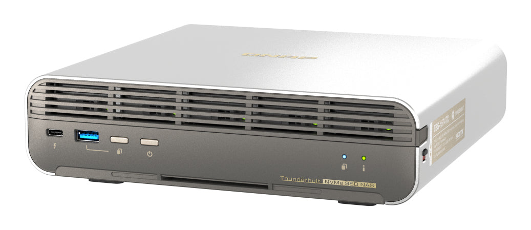 QNAP TBS-h574TX-i5UC-05S02 NAS Compact Intel® Core™ i5 i5-1235U 16 GB 19.2 TB SSD QNAP QTS Grey, Black