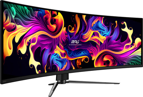 MSI MPG 491CQPX QD-OLED computer monitor 124.5 cm (49") 5120 x 1440 pixels Dual QHD Black