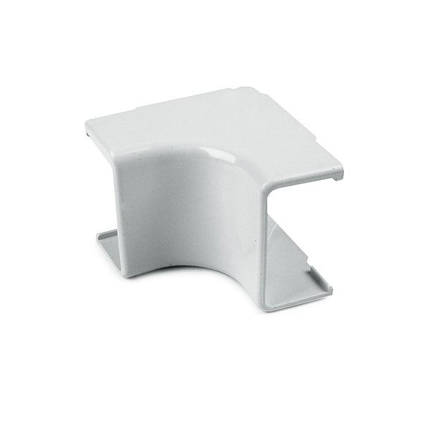 HellermannTyton RaceWay 1 1/4" Internal Cover with 1" bend radius - White