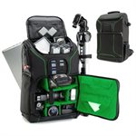 ACCESSORY POWER USA GEAR Professional DSLR Camera and Laptop Backpack GREEN