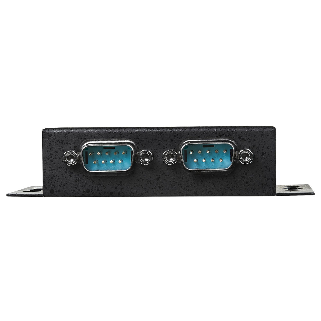 StarTech.com 2 Port Industrial Wall Mountable USB to Serial Adapter Hub with DIN Rail Clips - TAA