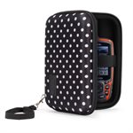 ACCESSORY POWER USA Gear H Series Hardshell Electronics Carrying Case 6.5 x 4.5 x 1.5 inches PolkaDo