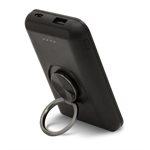 Emerge Helix MagWireless 5,000mAh Power Bank with Ring Holder & Kickstand