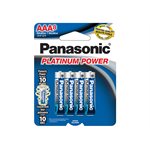 PANASONIC Platinum Power AAA Alkaline Battery 8 Pack (LR03XE8B)