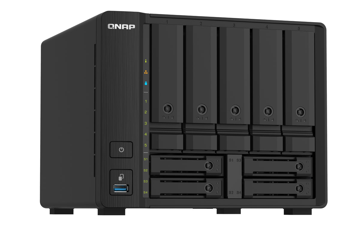 QNAP TS-932PX NAS Tower Annapurna Labs Alpine AL-324 4 GB DDR4 0 TB QNAP Turbo System Black