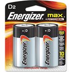 Energizer MAX D Batteries (2 Pack)