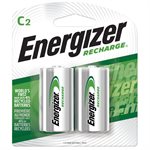 Energizer Recharge Universal Rechargeable C Batteries, 2 Pack
