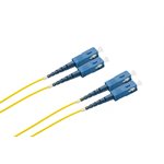 Optic.ca Fiber Patch Cable SC/UPC-SC/UPC,Single-mode, Duplex, 2mm yellow jacket,5M. Senko Connectors