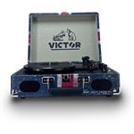 VICTOR VSRP-850B-UK Metro Plus Suitcase Turntable - Battery Powered Portable