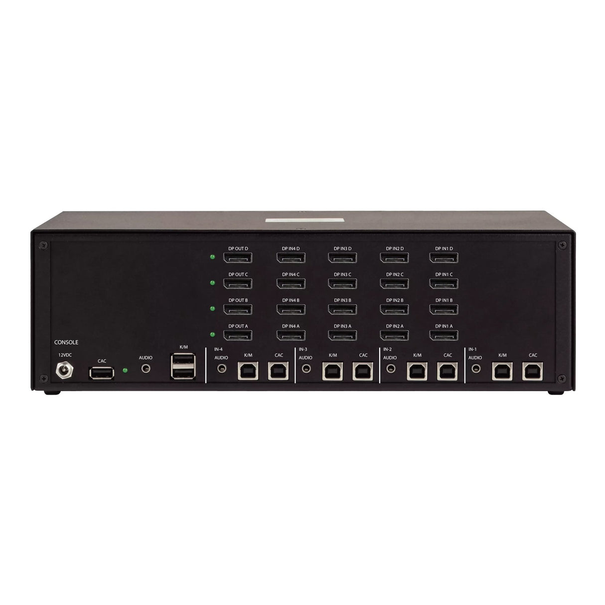 StarTech.com Secure 4-Port Quad-Monitor KVM Switch, DisplayPort, 4K 60Hz, NIAP 4.0 Desktop KVM, CAC, Metal Housing, Made in the USA