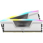 CORSAIR VENGEANCE RGB DDR5 32GB (2 x 16GB) DDR5 6000 CL38-48-48-96 1.35V Intel XMP - WHITE