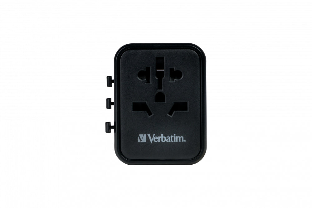 Verbatim 49544 power plug adapter Universal Black