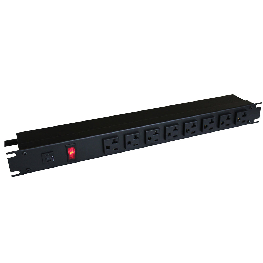 Hammond 1589-RF-RR PDU (1P) 20A/125V w/Switch OR(6) 5-20R (P)5-20P 6 ft