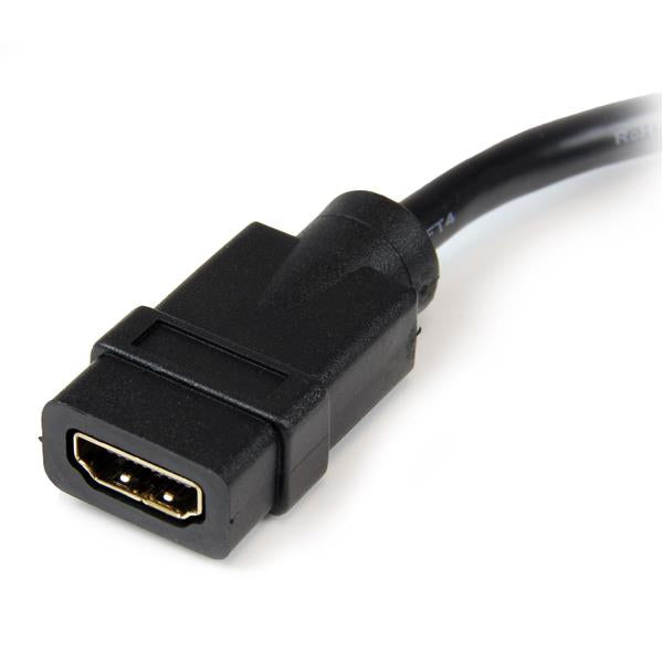 StarTech.com 8in (20cm) HDMI to DVI-D Video Cable Adapter - HDMI Female to DVI Male