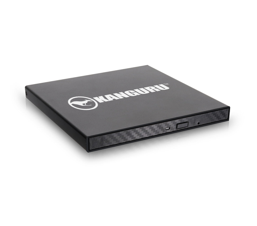 iStorage Kanguru QS Slim DVDRW DVD Burner|Supports Burning DVDs up to 24x & CDs up to 48x|Burn up to 8.5GB with Dual Layer DVDs|Dual Format DVD Burning |Buffer Under Run Protection |TAA Compliant