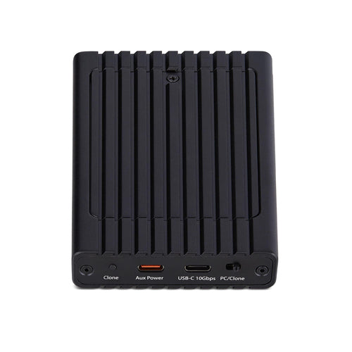 StarTech.com Dual-Bay M.2 NVMe Enclosure and Standalone Duplicator, 1:1 NVMe Cloner and SSD Enclosure, USB-C 10Gbps, Dual M.2 NVMe Reader and Offline Cloner, TAA