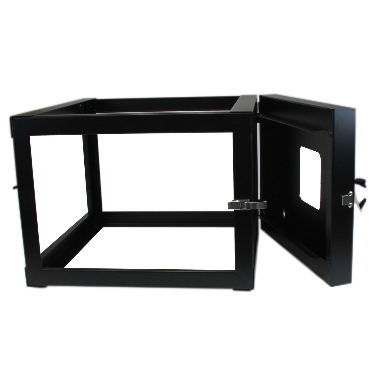 StarTech.com 4-Post 6U Hinged Wall-Mount Network Rack, 19" Open Frame Server Rack with 19.8in Mounting Depth, Wall Mount Swing Out Data Rack for IT / AV / Patch Panel / Computer Equipment
