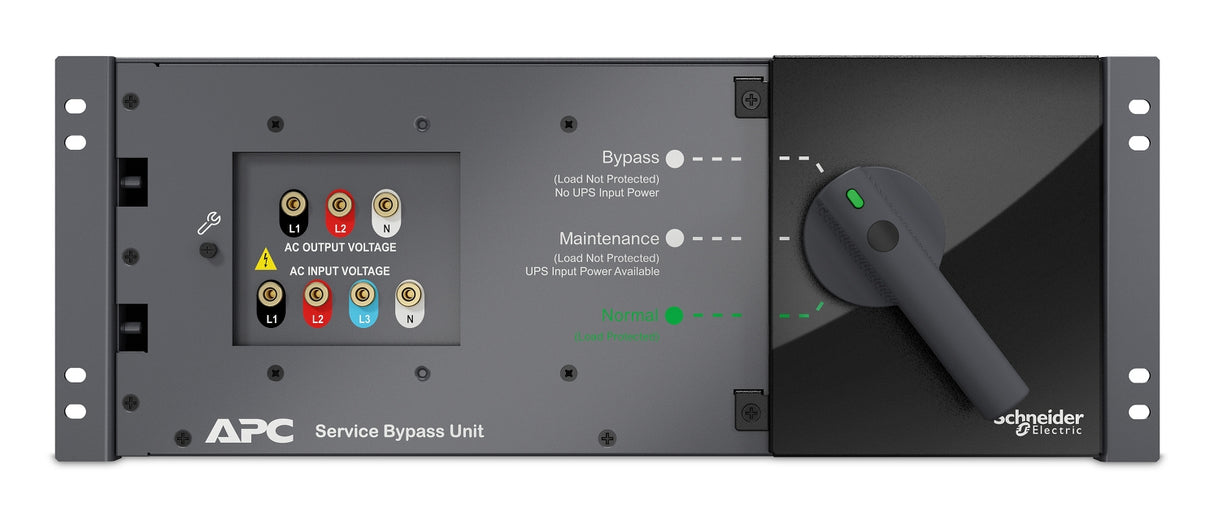 APC SRYLSBP20KP maintenance bypass panel (MBP) 200 - 240 V Black 125 A