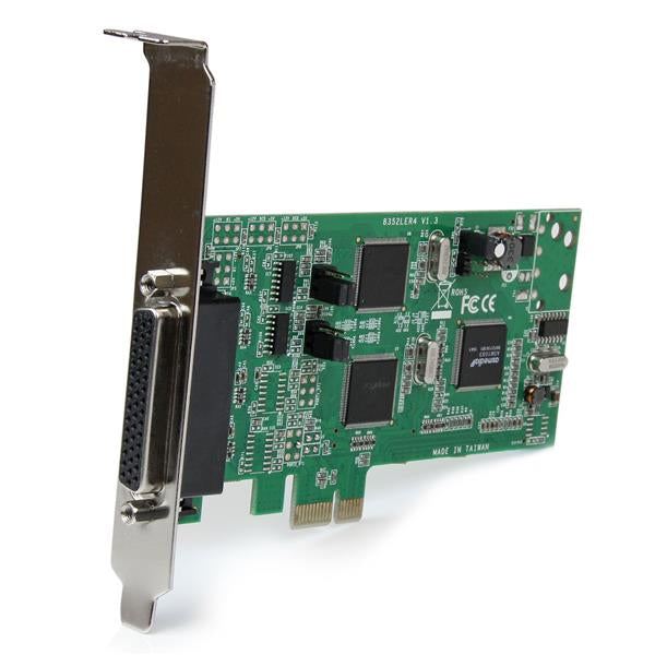 StarTech.com 4 Port PCI Express PCIe Serial Combo Card - 2 x RS232 2 x RS422 / RS485 - TAA