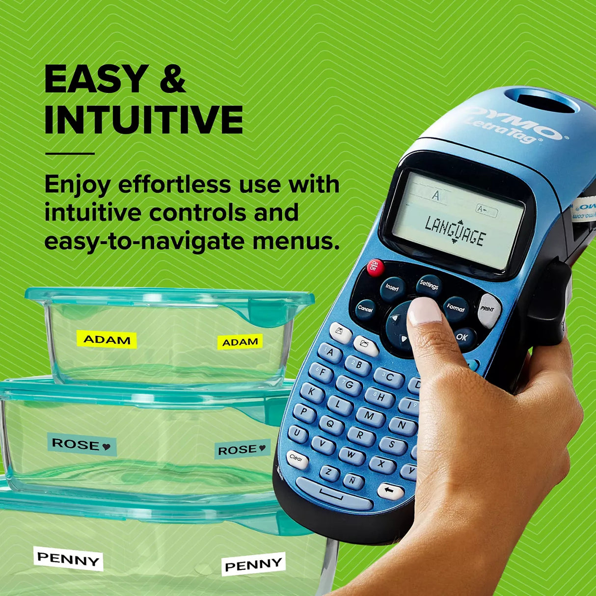 DYMO LetraTag 100H Plus label printer Direct thermal 160 x 160 DPI 7 mm/sec LT ABC