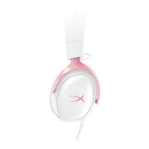 HyperX Cloud III - Gaming Headset (White/Pink)