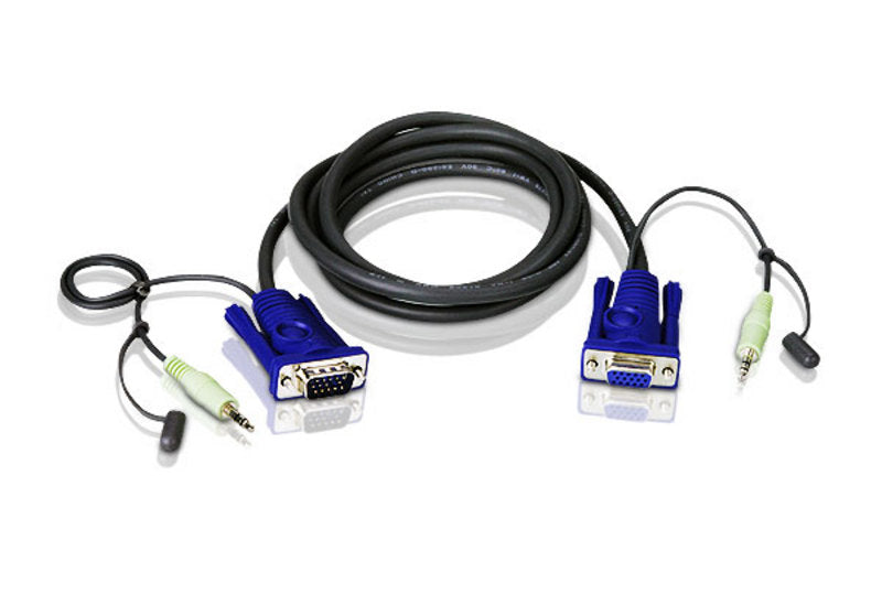 ATEN 2L2402A KVM cable Blue, Black 1.8 m