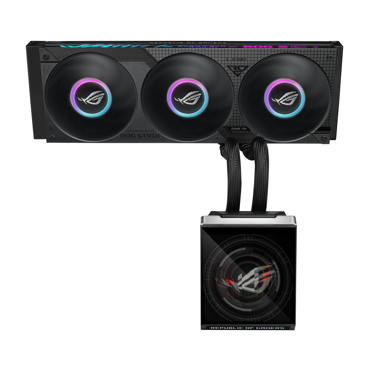 ASUS ROG Strix SLC IV 360 ARGB LCD Processor All-in-one liquid cooler 12 cm Black 1 pc(s)