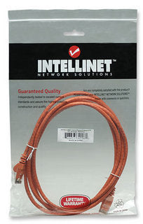 Intellinet Cat6, 2m networking cable Orange U/UTP (UTP)