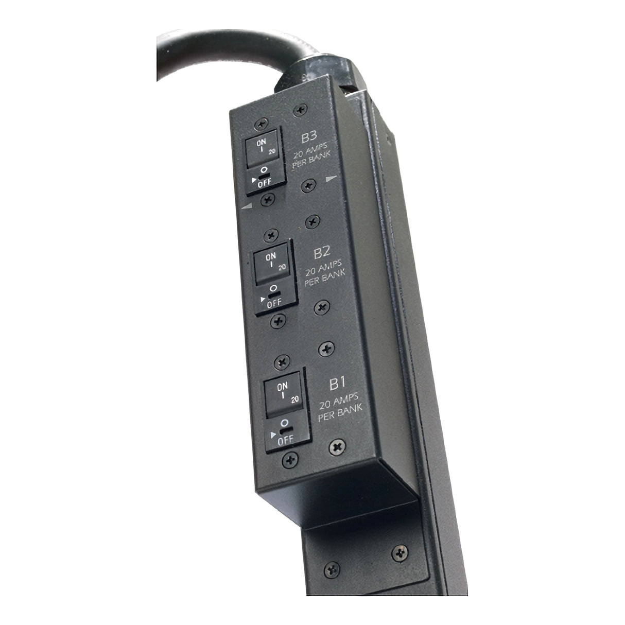 APC NetShelter Basic Rack PDU, Zero U, 12.5kW, 208V, 30 C13 and 6 C19 outlet, 3ft input Cord