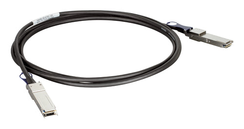 D-Link QSFP+, 3m InfiniBand/fibre optic cable QSFP+ Black