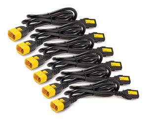 APC AP8706S-NA power cable Black, Yellow 1.8 m C13 coupler C14 coupler