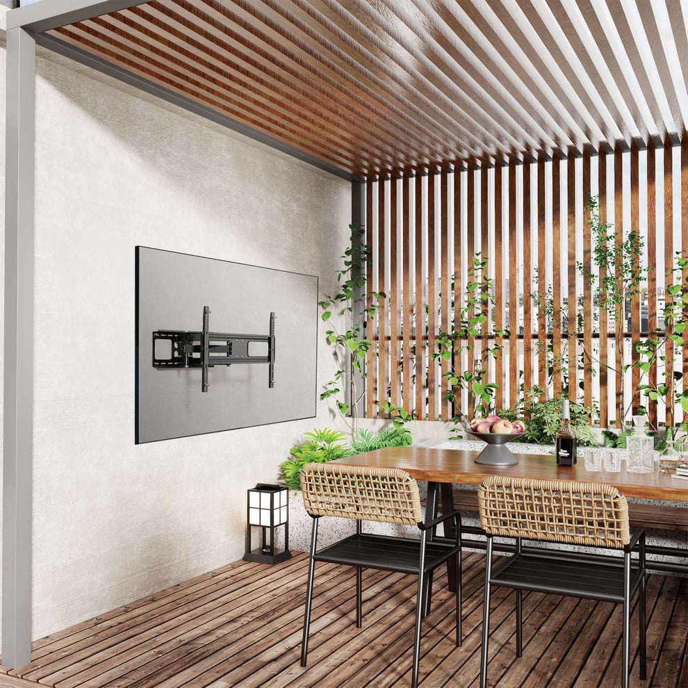Manhattan Outdoor Wall Mount for TV & Monitors (Full Motion), For screens 37" to 65", VESA compatibility: all between 200x200mm to 600x400mm - check the dimensions of the four mounting holes on back of screen to ensure it fits, Max 50kg...