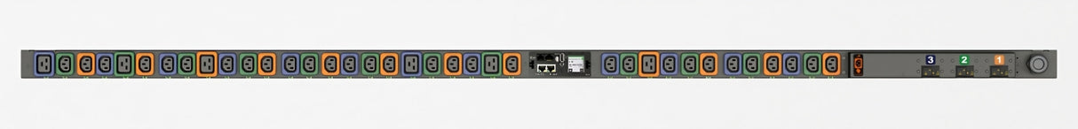 Vertiv MNS5MGW1-36PT68-3TL15A0A10-S-A power distribution unit (PDU) 36 AC outlet(s) 0U Black