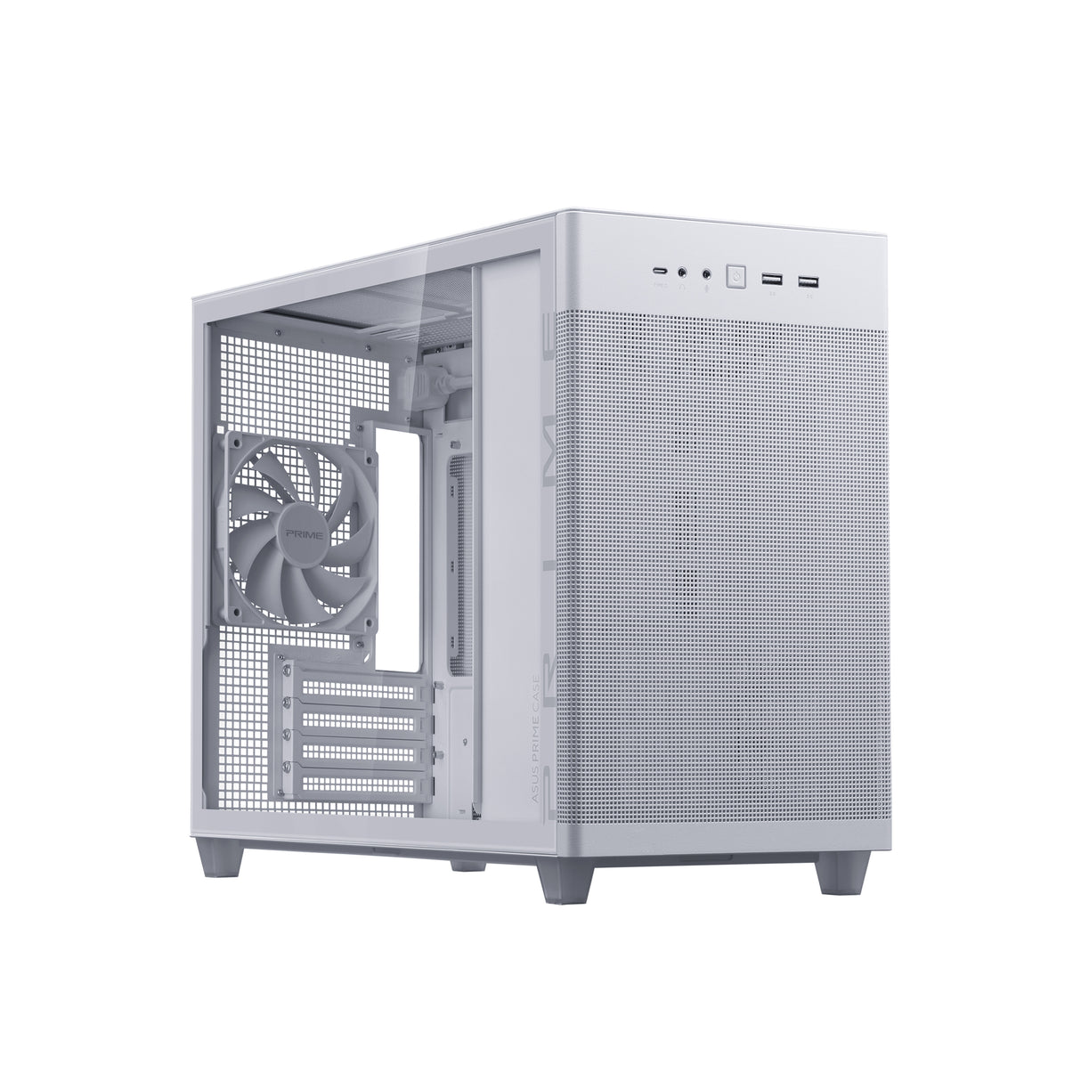 ASUS Prime AP201 MicroATX Case Mini Tower White