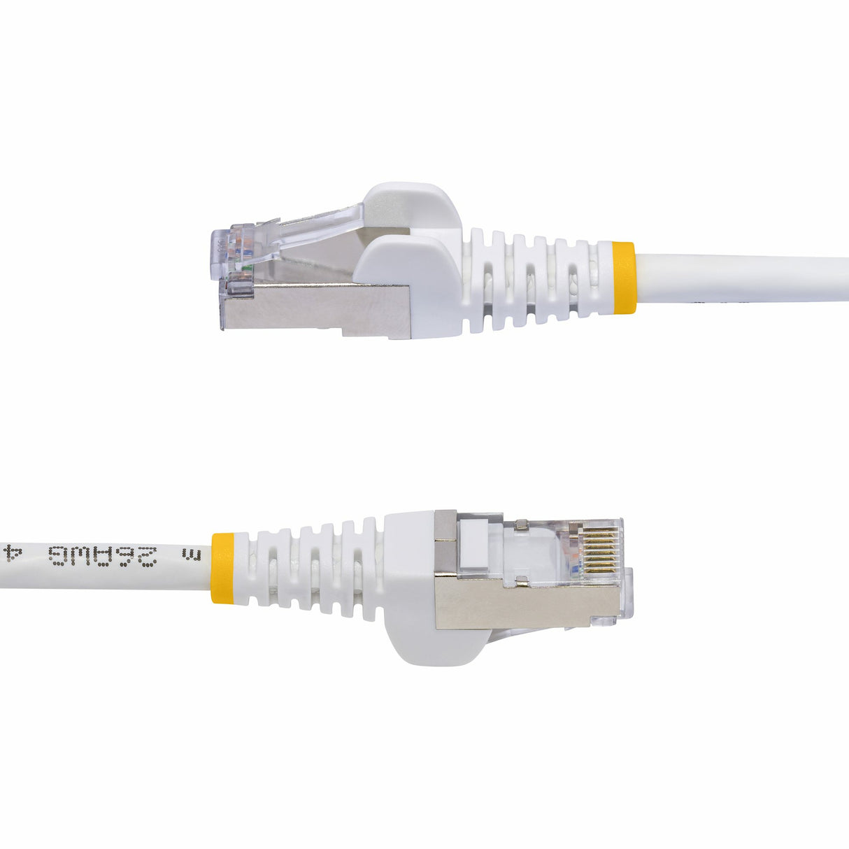 StarTech.com 20ft White CAT8 Ethernet Cable, Snagless RJ45, 25G/40G, 2000MHz, 100W PoE++, S/FTP, 26AWG Pure Bare Copper Wire, LSZH, Shielded Network Patch Cord w/Strain Reliefs, Individually Tested