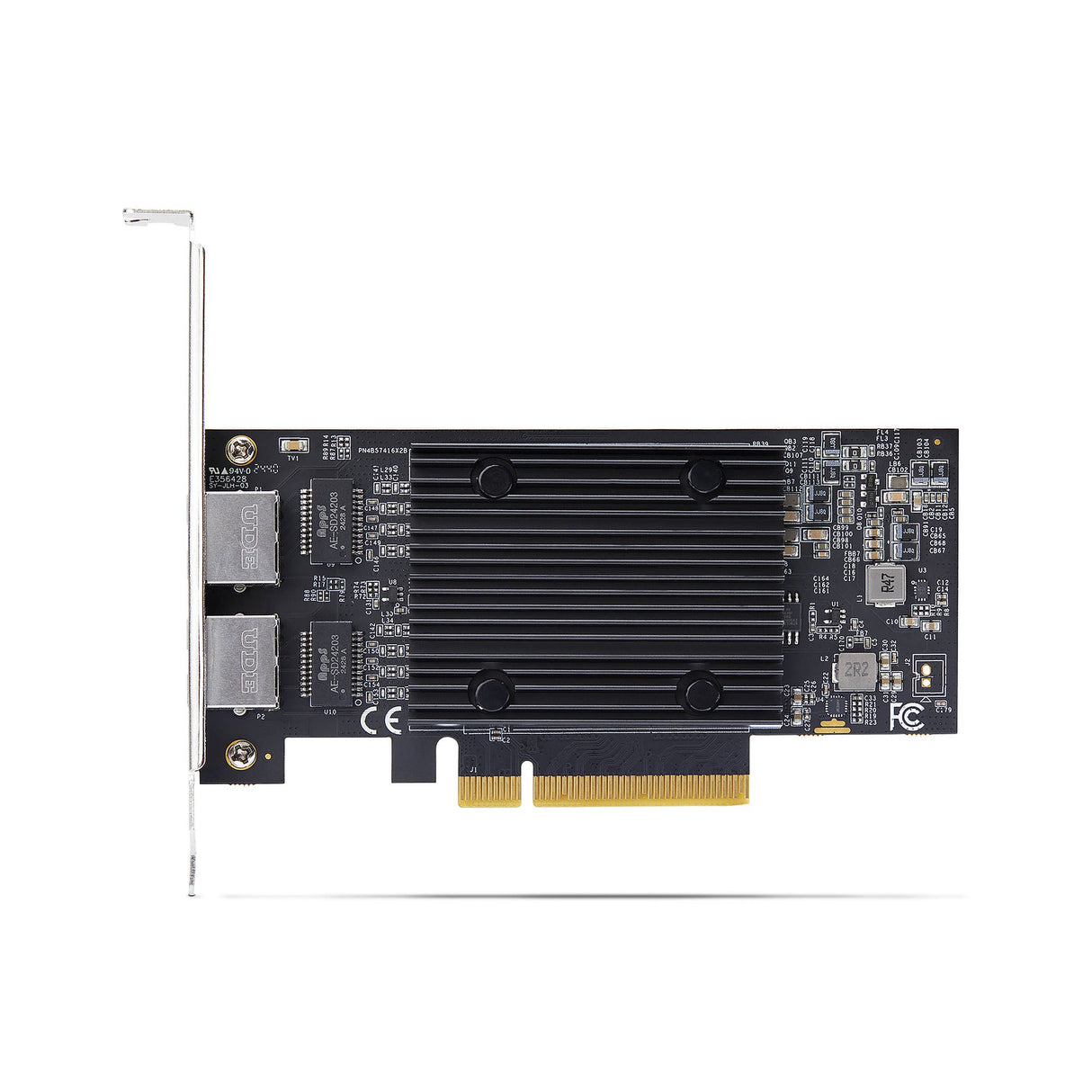 StarTech.com 2-Port PCIe 10Gb Ethernet Network Card, 10GbE Network Interface Card, Broadcom BCM57416 Chipset, Dual RJ45 10GBase-T/Gigabit, NIC Card, TAA