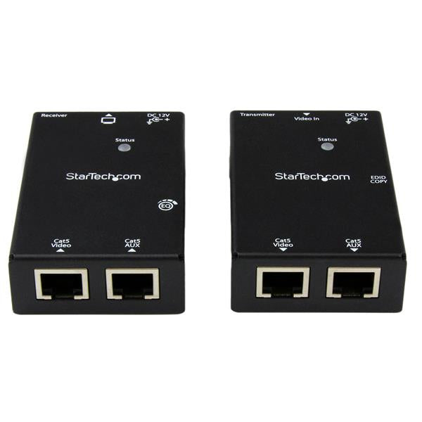 StarTech.com HDMI Over CAT5e/CAT6 Extender with Power Over Cable - 165 ft (50m) - TAA