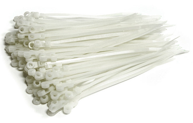 StarTech.com 6in Screw Mount Cable Ties 100 Pack - TAA
