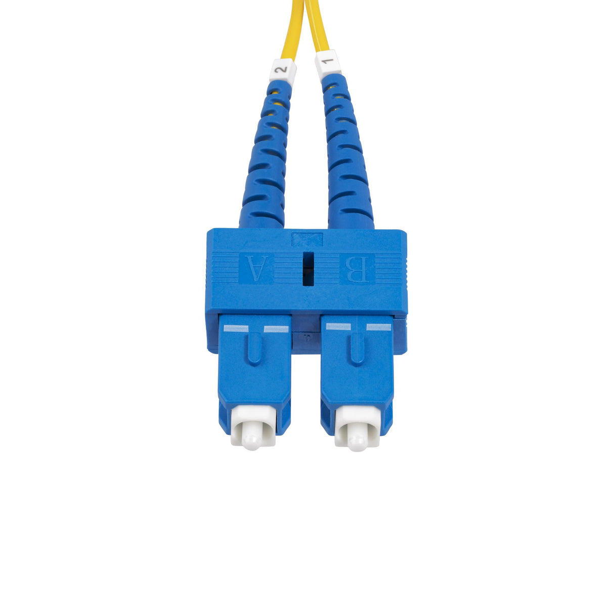 StarTech.com 3m (9.8ft) SC to SC (UPC) OS2 Single Mode Duplex Fiber Optic Cable, 9/125µm, 40G/100G Zipcord, Bend Insensitive, Low Insertion Loss - LSZH Fiber Jumper Cord