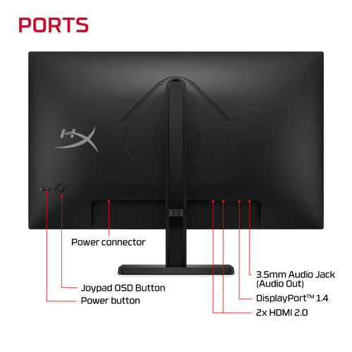 HyperX OMEN 23.8 inch FHD 180Hz Gaming Monitor - OMEN 24 G2
