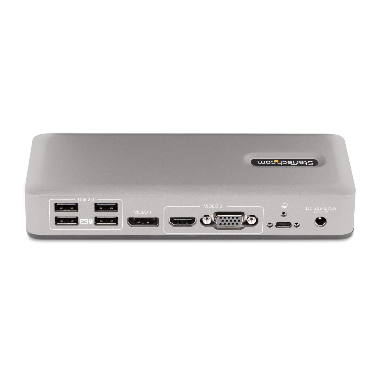 StarTech.com Dual-Monitor USB-C Docking Station, DisplayPort & HDMI or VGA, Multi Monitor Dock up to 4K 60Hz - USB 3.2/3.1 (5Gbps) Type-C Dock - 7x USB Hub, 85W PD, Windows & ChromeOS - TAA