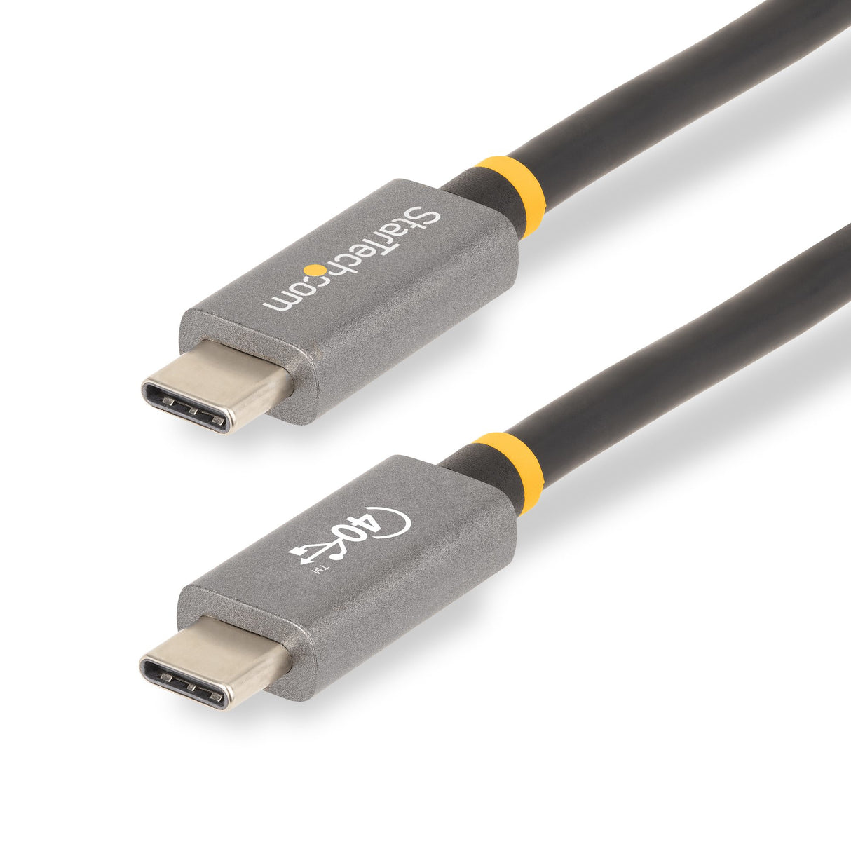 StarTech.com 3ft (1m) USB4 Cable 40Gbps, 100W (5A) Power Delivery, 8K 120Hz / 4K 240Hz DP Alt Mode, USB-IF Certified USB-C Cable - Thunderbolt Compatible