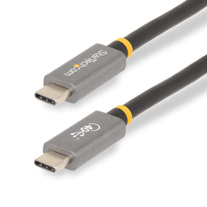 StarTech.com 3ft (1m) USB4 Cable 40Gbps, 100W (5A) Power Delivery, 8K 120Hz / 4K 240Hz DP Alt Mode, USB-IF Certified USB-C Cable - Thunderbolt Compatible