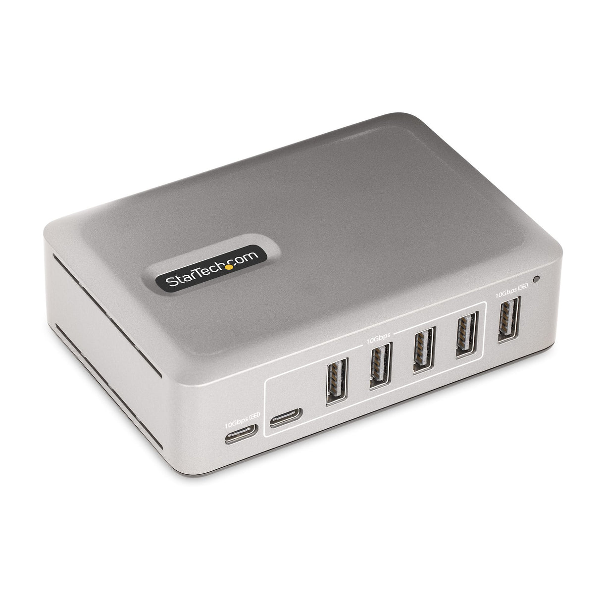 StarTech.com 7-Port USB-C Hub - 5x USB-A + 2x USB-C - Self-Powered w/65W Power Supply - USB 3.1 10Gbps - Desktop/Laptop USB Hub w/3ft USB-IF Certified Locking Cable - USB C Hub - TAA