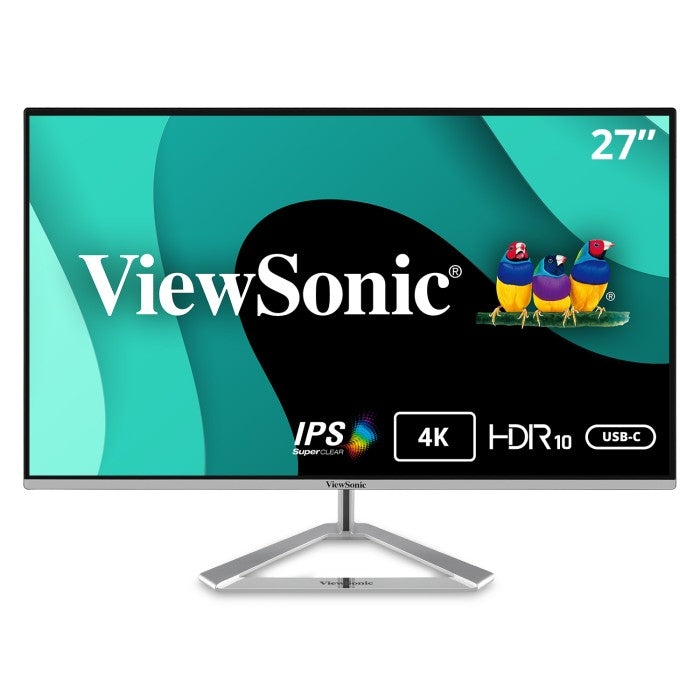 Viewsonic VX2776-4K-MHDU computer monitor 68.6 cm (27") 3840 x 2160 pixels 4K Ultra HD LED Silver