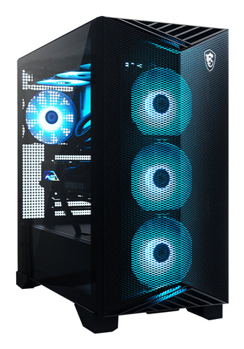 MSI Aegis ZS2 C9NVV-1279US AMD Ryzen™ 7 9700X 32 GB DDR5-SDRAM 2 TB SSD NVIDIA GeForce RTX 5080 Windows 11 Pro Desktop PC Black