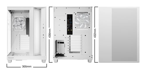 be quiet! Light Base 500 LX White Midi Tower