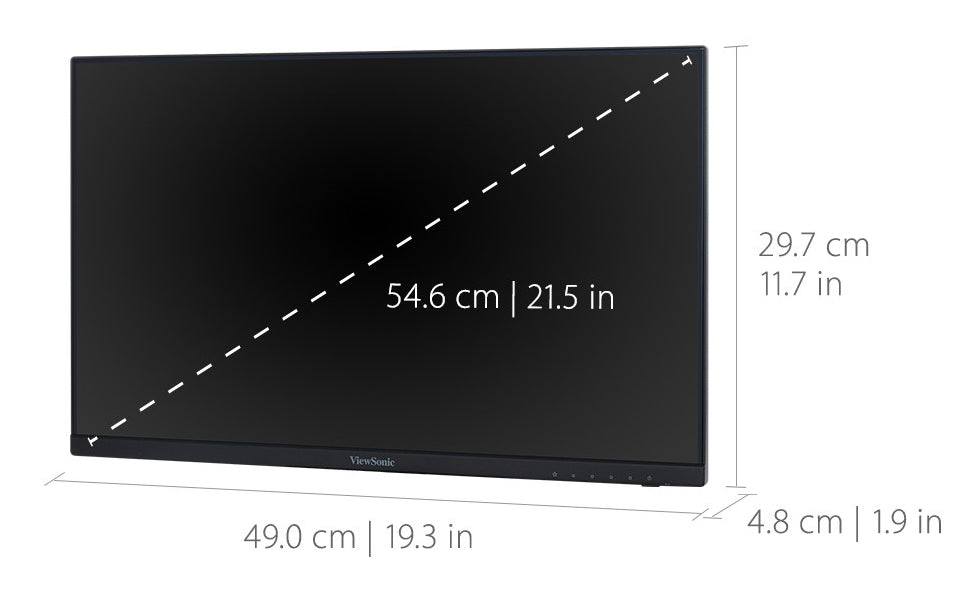 Viewsonic VA VA2256-mhd_H2 computer monitor 55.9 cm (22") 1920 x 1080 pixels Full HD LED Black