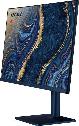 MSI Modern MD272QP Ultramarine 27 Inch Monitor with Adjustable Stand, WQHD (2560 x 1440), 75Hz, IPS, 4ms, HDMI, DisplayPort, USB Type-C, Built-in USB Hub, Built-in Speakers, Anti-Glare, Anti-Flicker, Less Blue light, TÜV Certified, VESA, Ultramarine