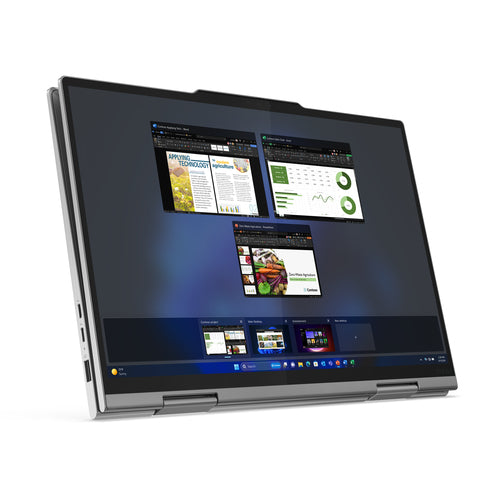 Lenovo ThinkPad X1 2-in-1 Gen 9 Intel Core Ultra 7 165U Hybrid (2-in-1) 35.6 cm (14") Touchscreen WUXGA 32 GB LPDDR5x-SDRAM 512 GB SSD Wi-Fi 6E (802.11ax) Windows 11 Pro Grey English